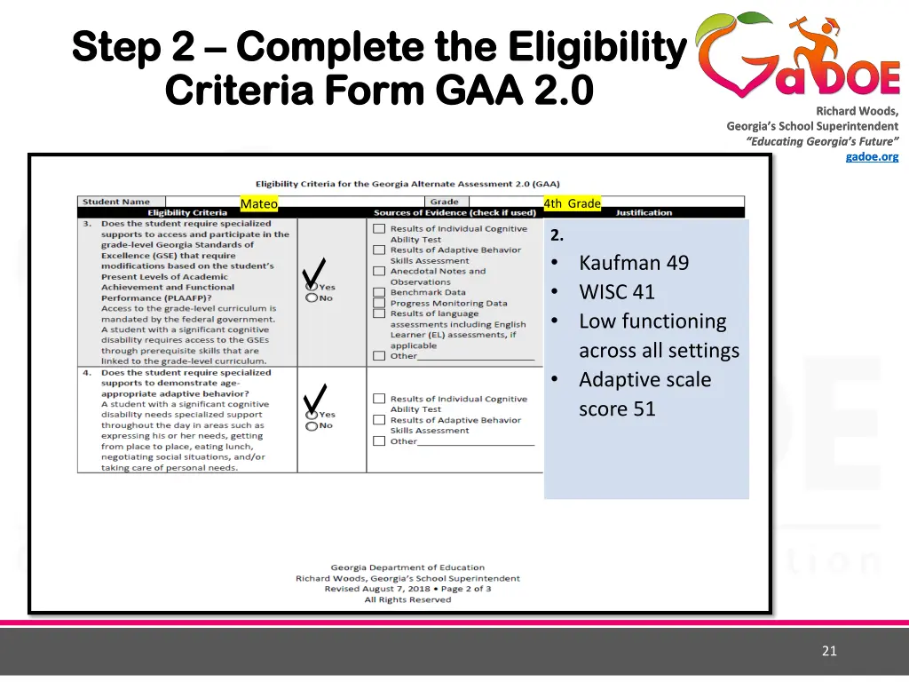 step 2 step 2 complete the eligibility complete 7