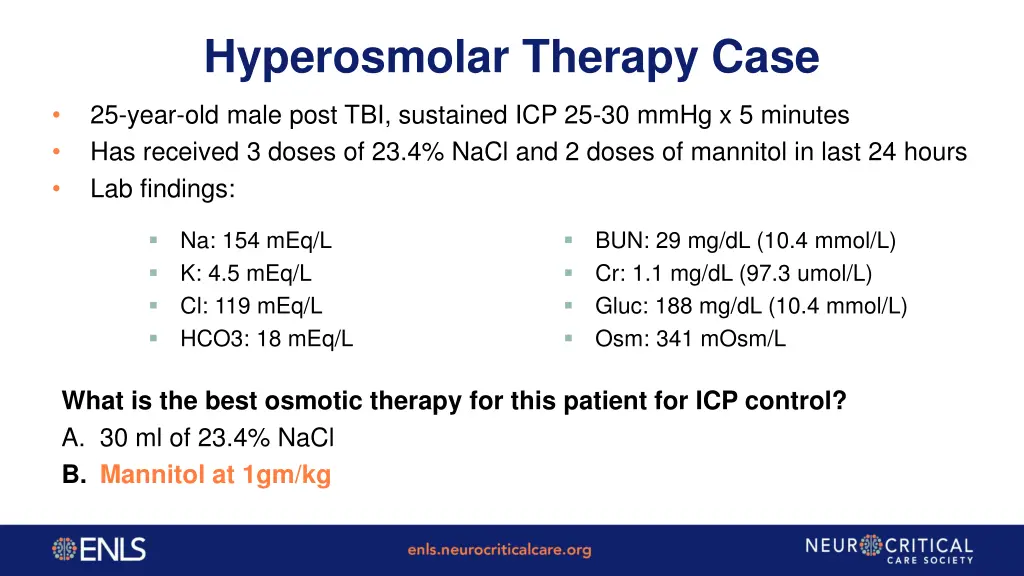 hyperosmolar therapy case 1