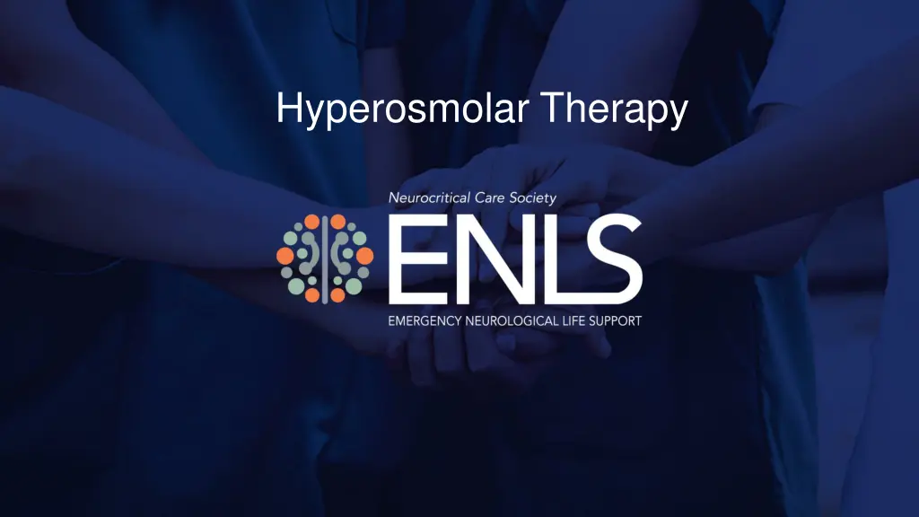 hyperosmolar therapy