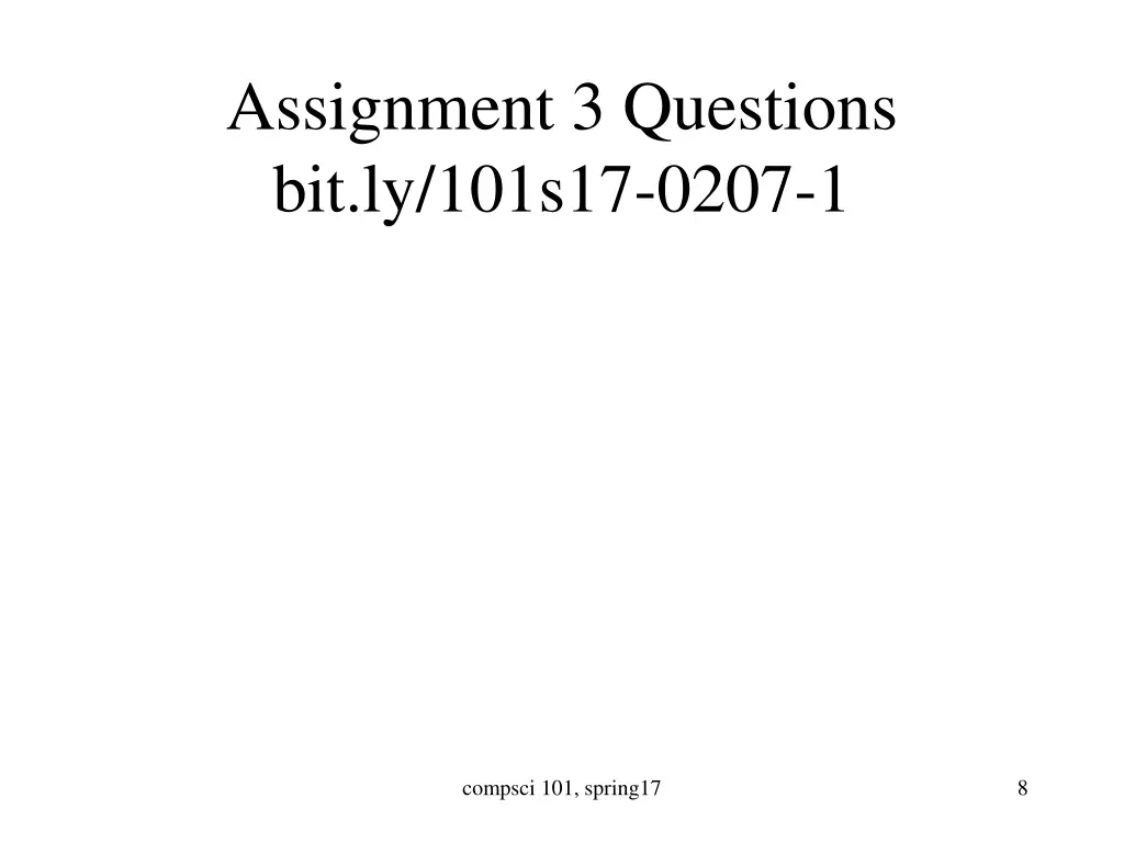 assignment 3 questions bit ly 101s17 0207 1