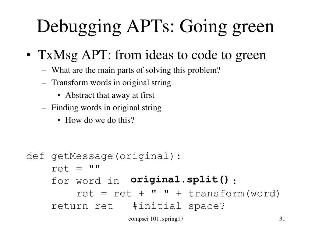 debugging apts going green 1