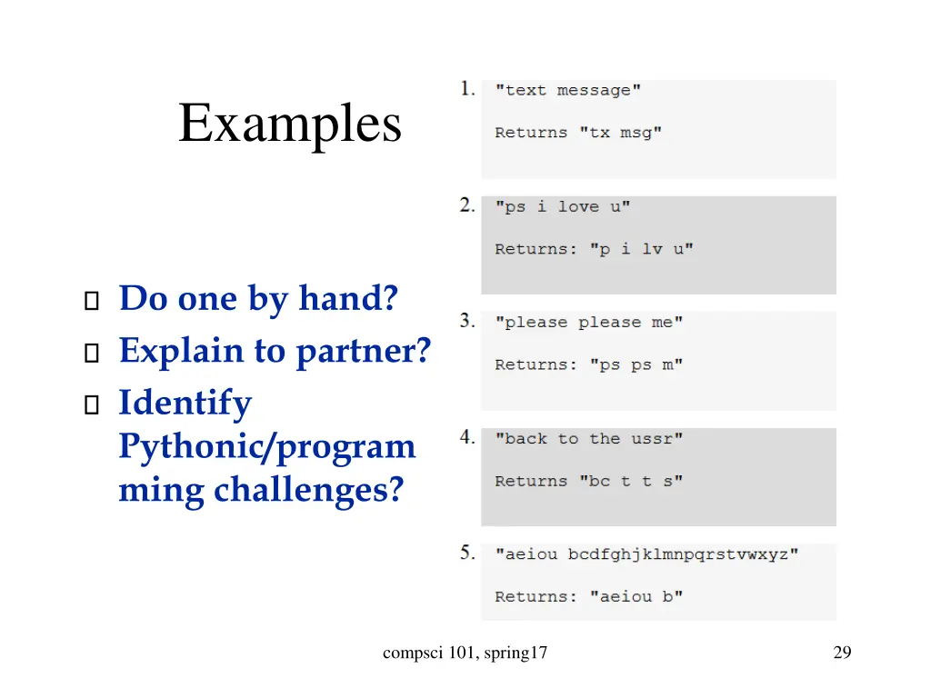 examples