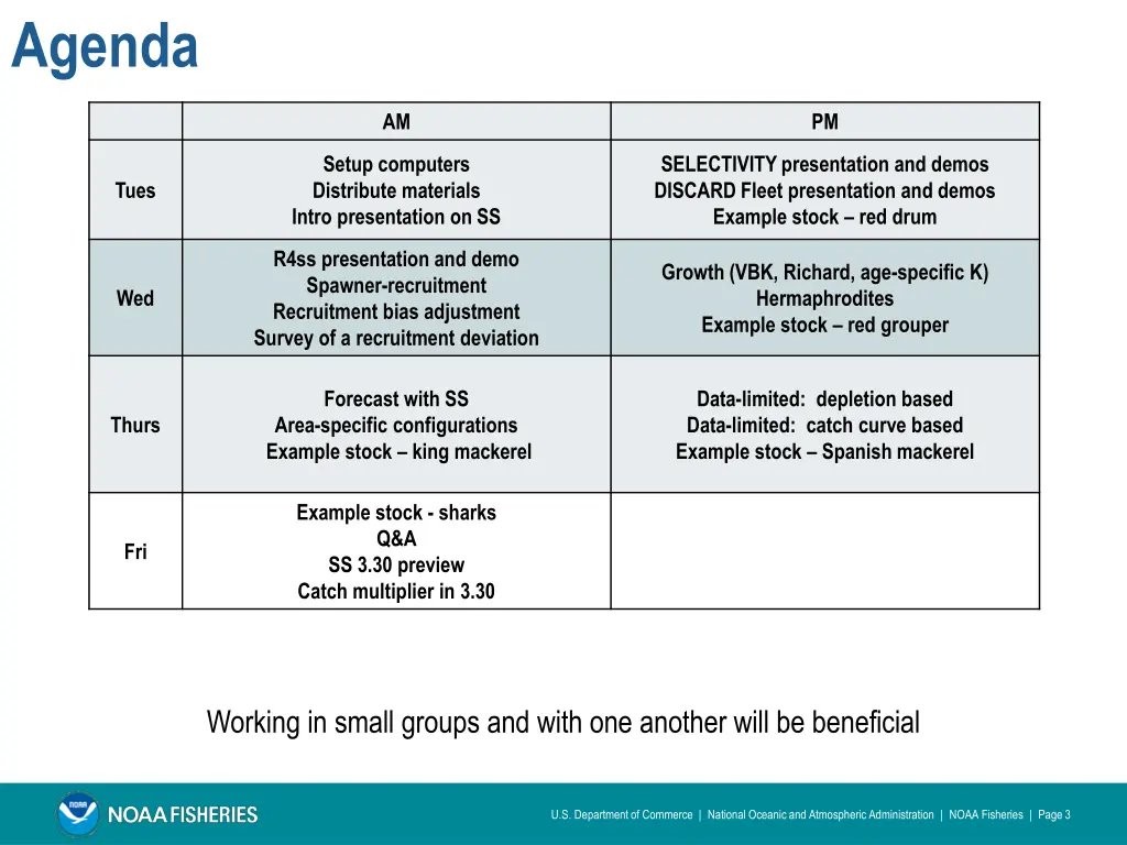 agenda
