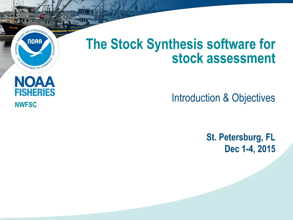 the stock synthesis software for stock assessment