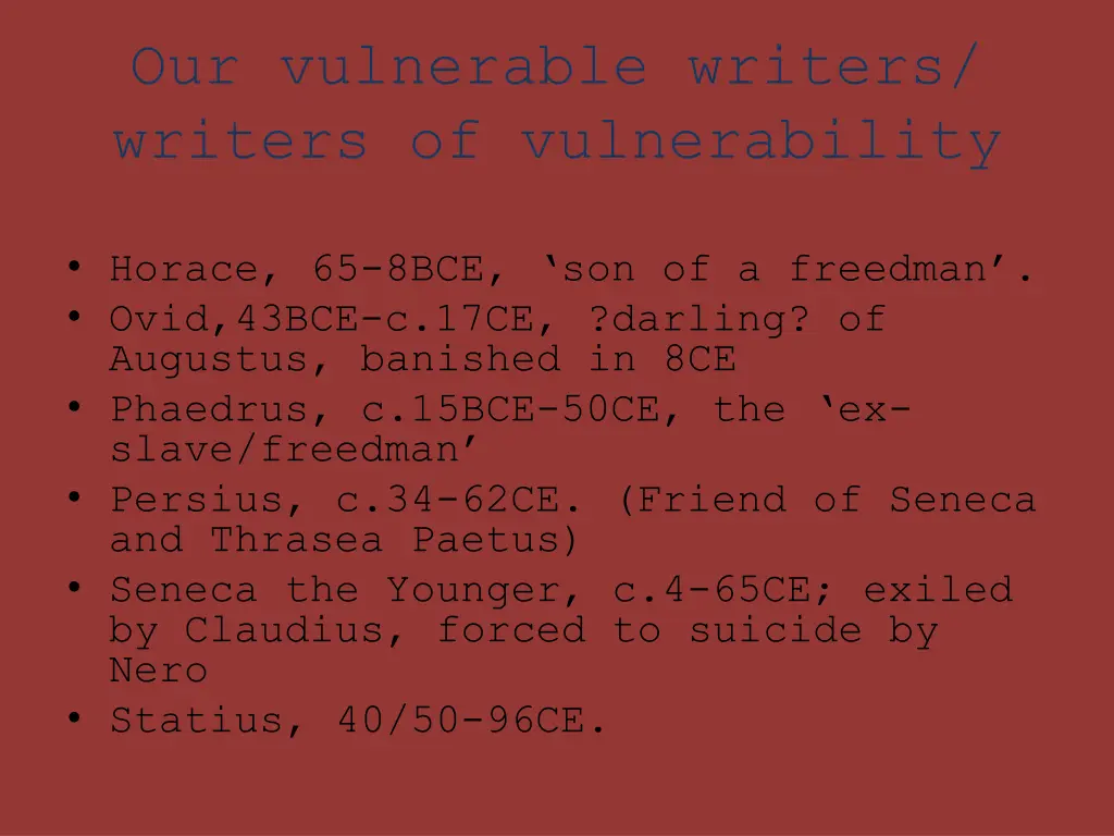 our vulnerable writers writers of vulnerability
