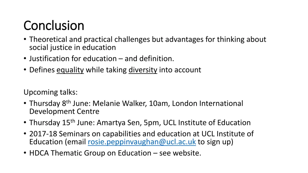 conclusion conclusion theoretical and practical