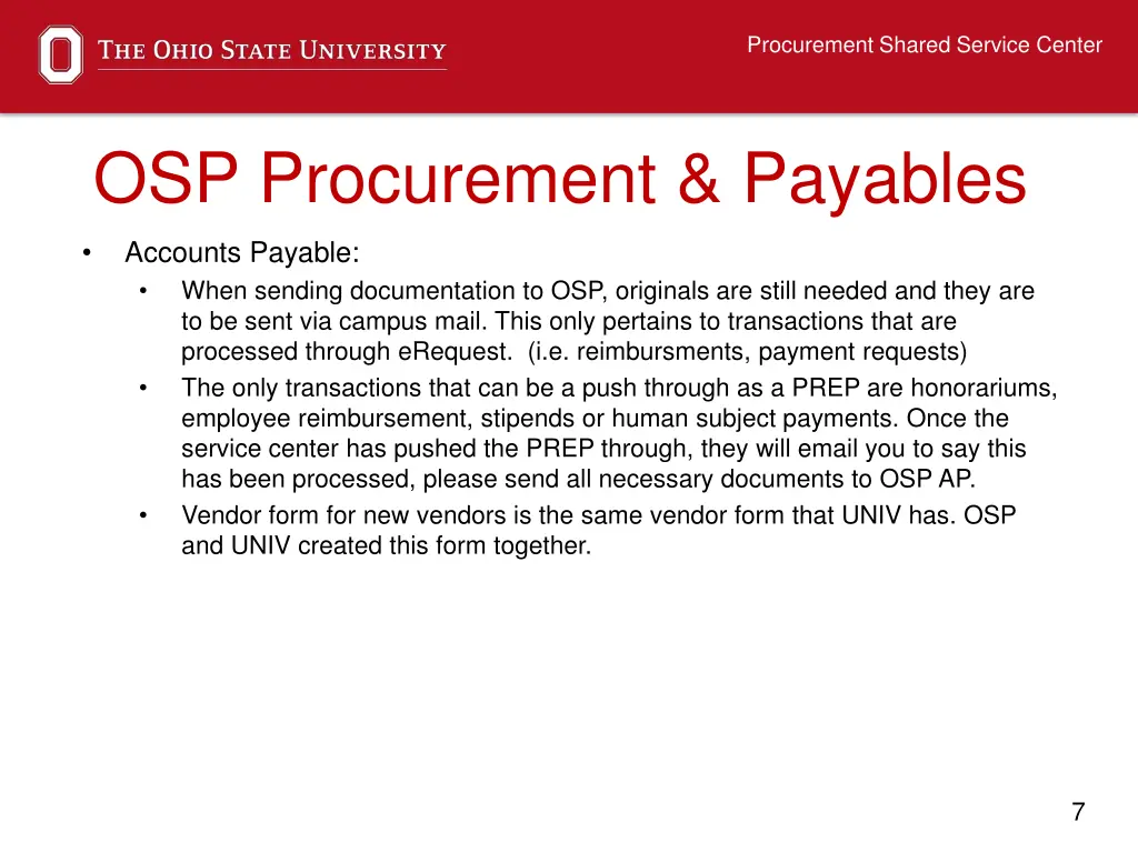 procurement shared service center 6