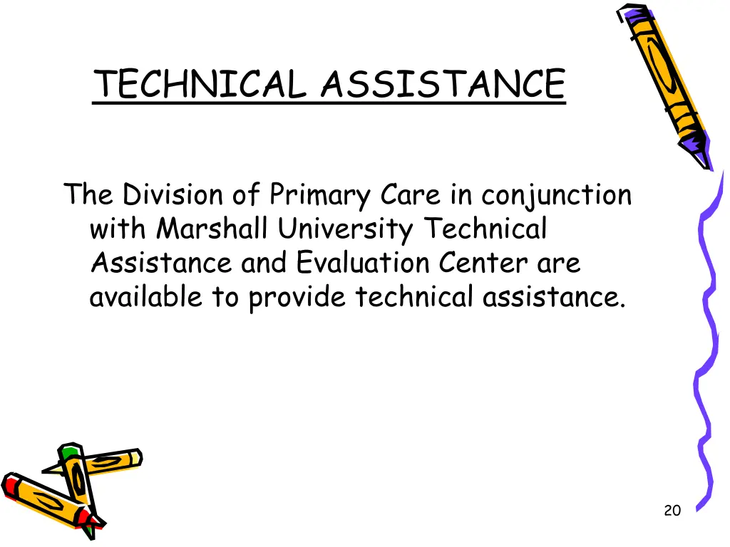 technical assistance