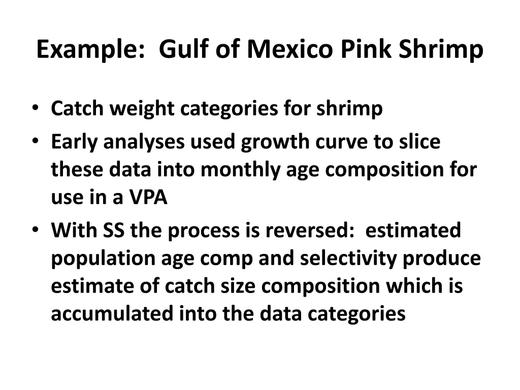 example gulf of mexico pink shrimp