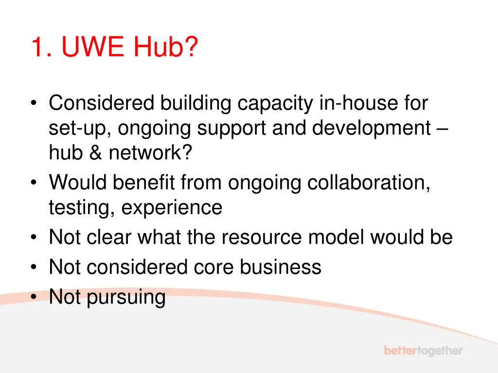 1 uwe hub