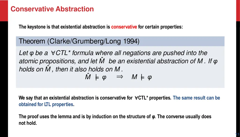 conservative abstraction