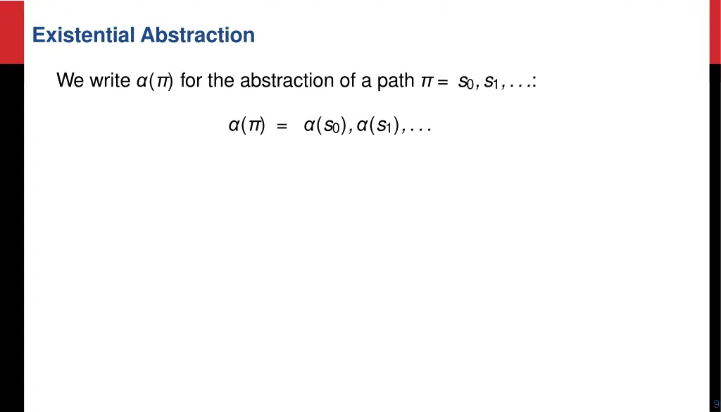 existential abstraction