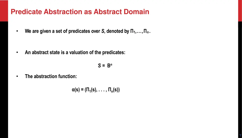 predicate abstraction as abstract domain