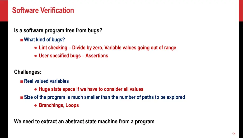 software verification