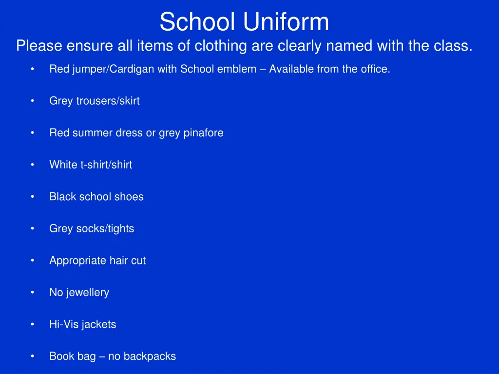 school uniform
