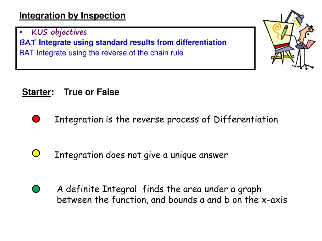 integration by inspection