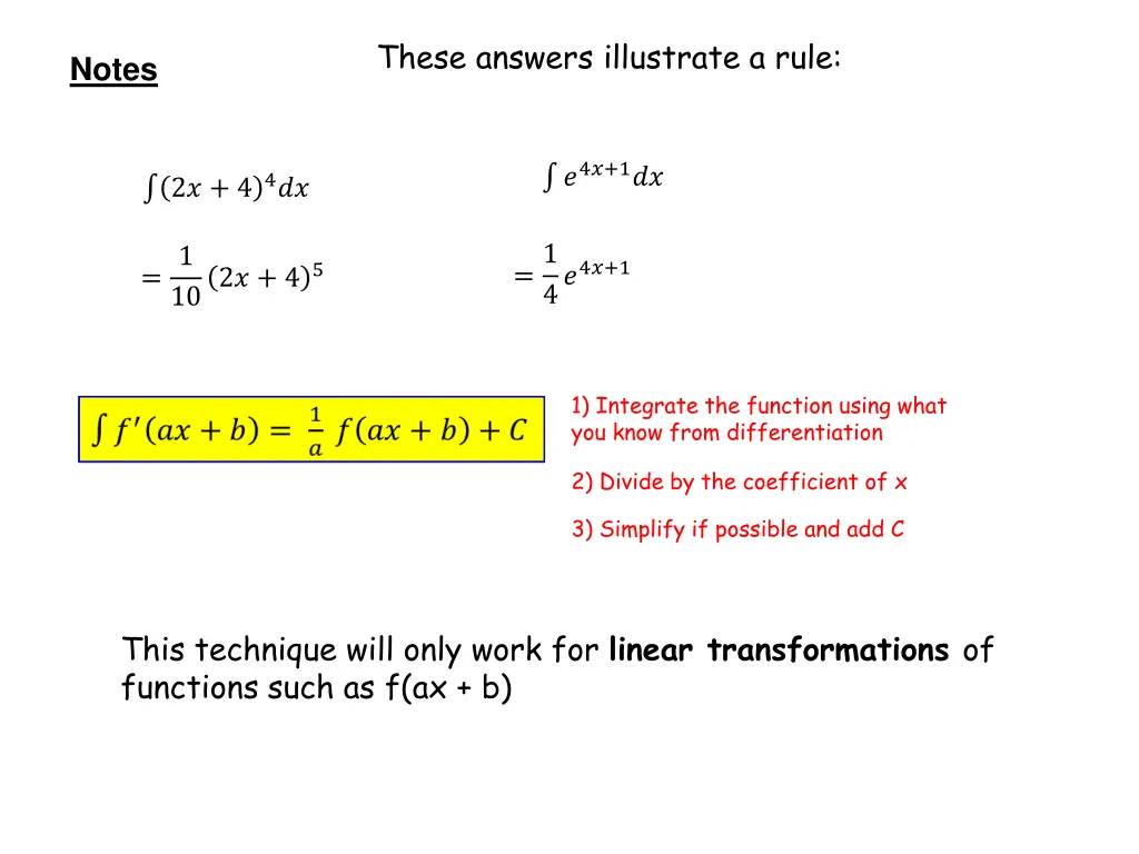 these answers illustrate a rule