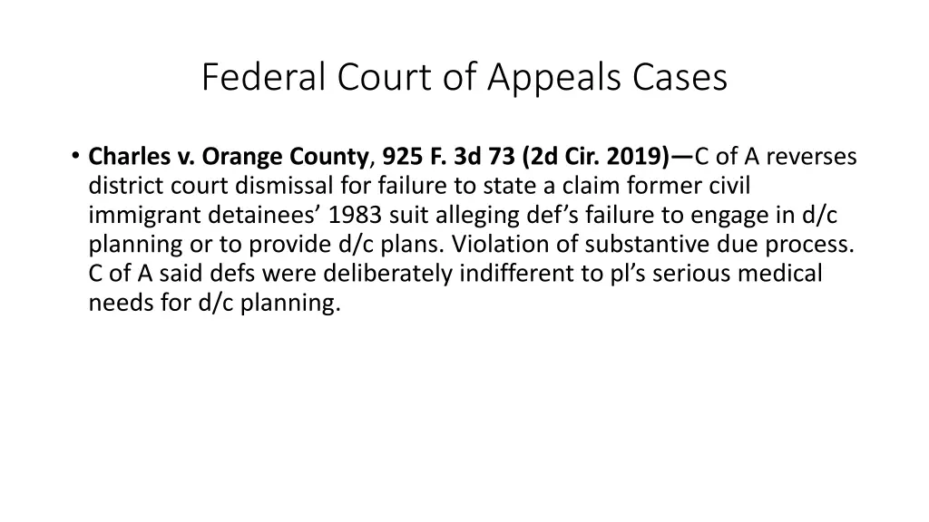 federal court of appeals cases 2