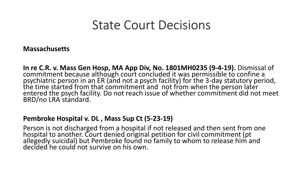 state court decisions