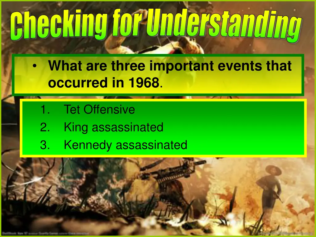 checking for understanding 1