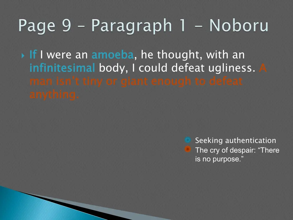 if if i were an amoeba infinitesimal
