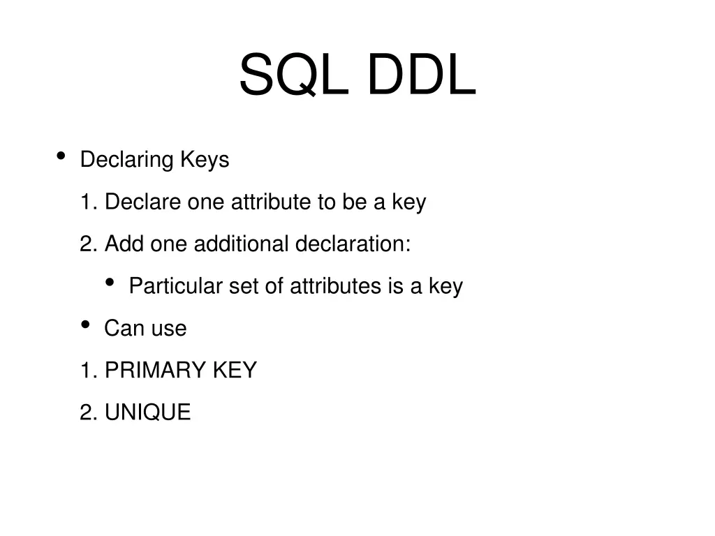 sql ddl 10