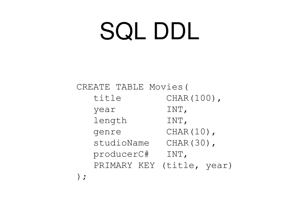 sql ddl 14