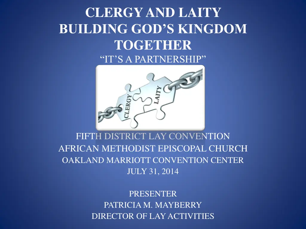 clergy and laity building god s kingdom together