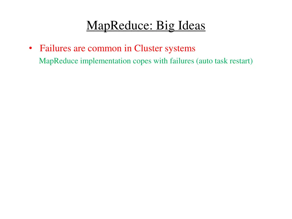 mapreduce big ideas 1
