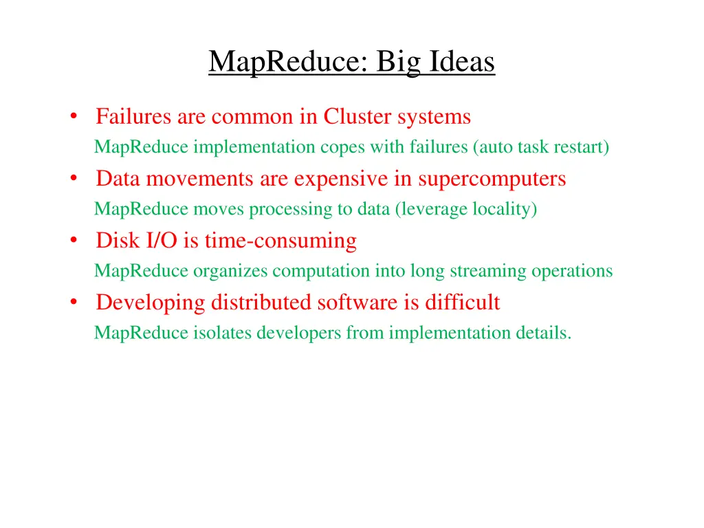 mapreduce big ideas 4