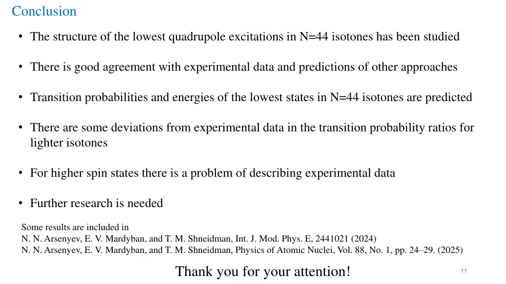 conclusion