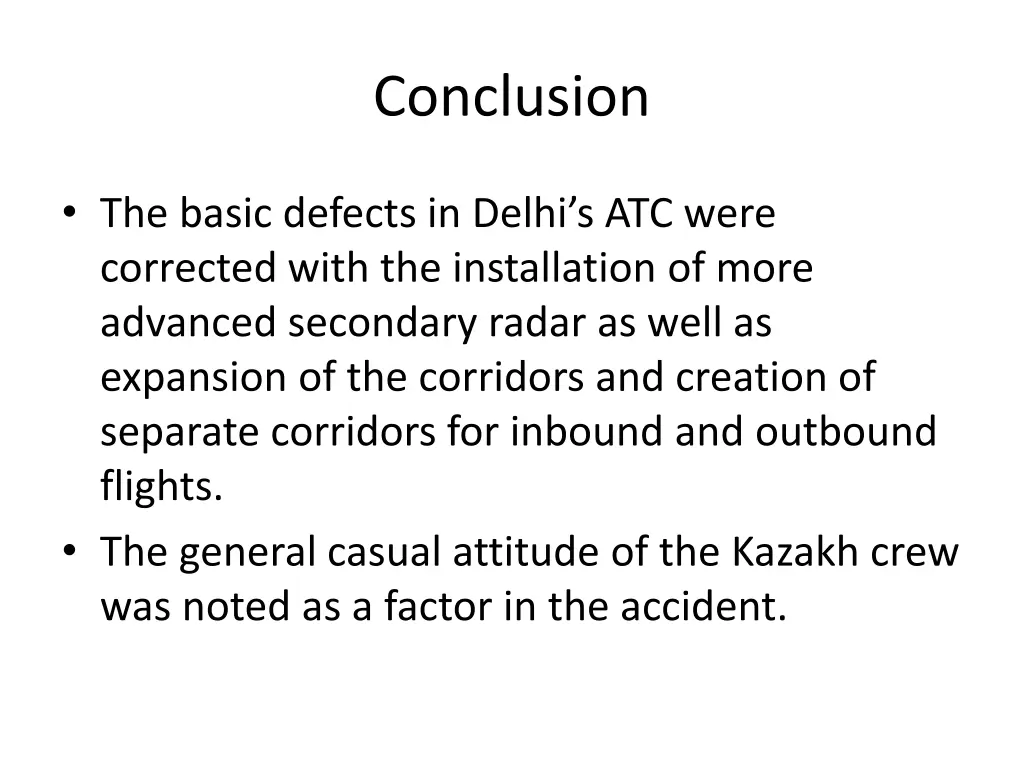 conclusion