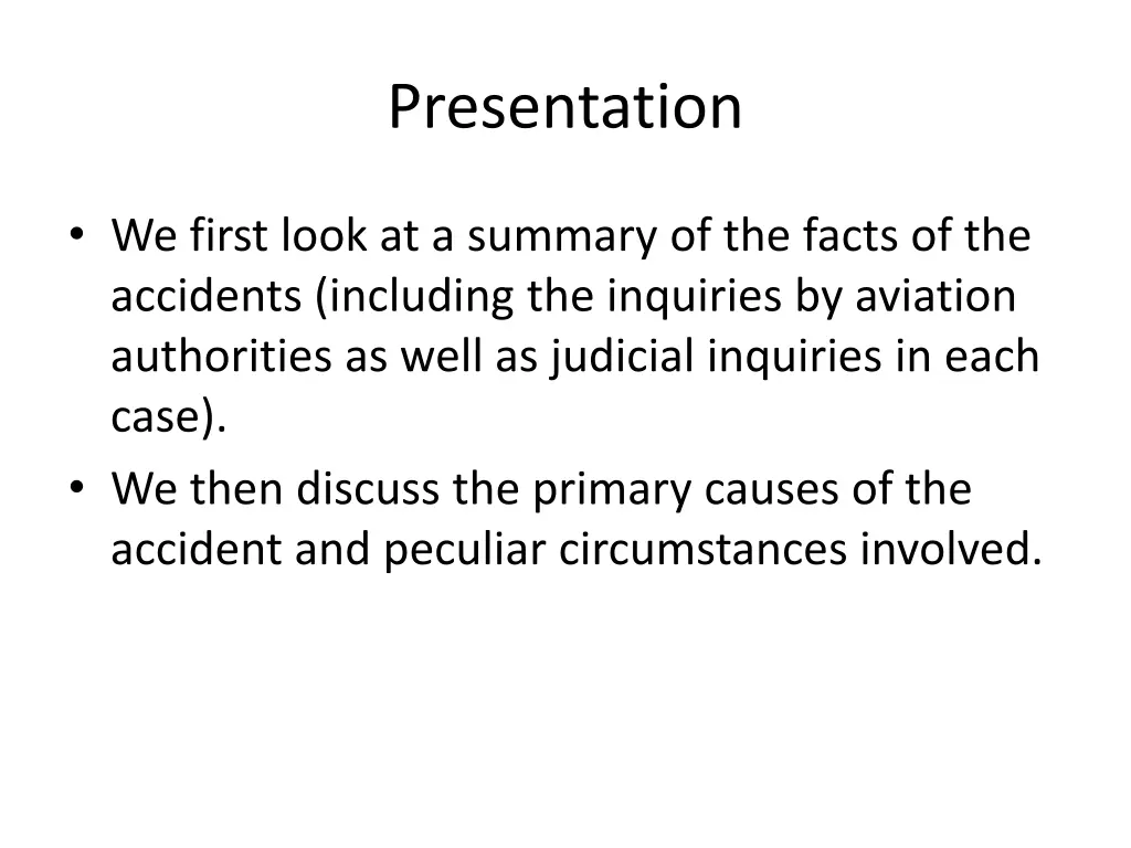 presentation