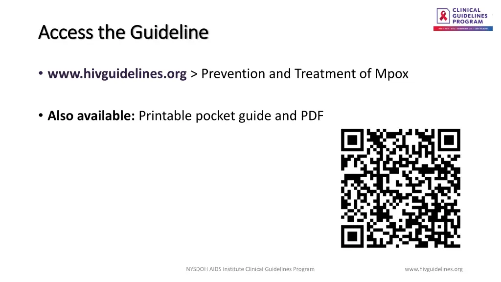 access the guideline access the guideline