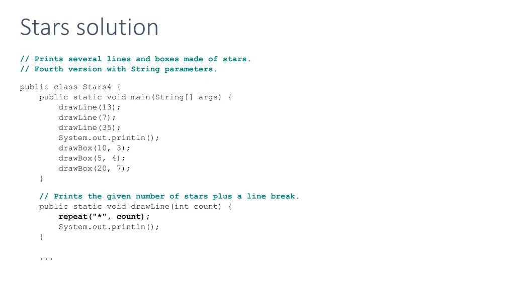 stars solution 2