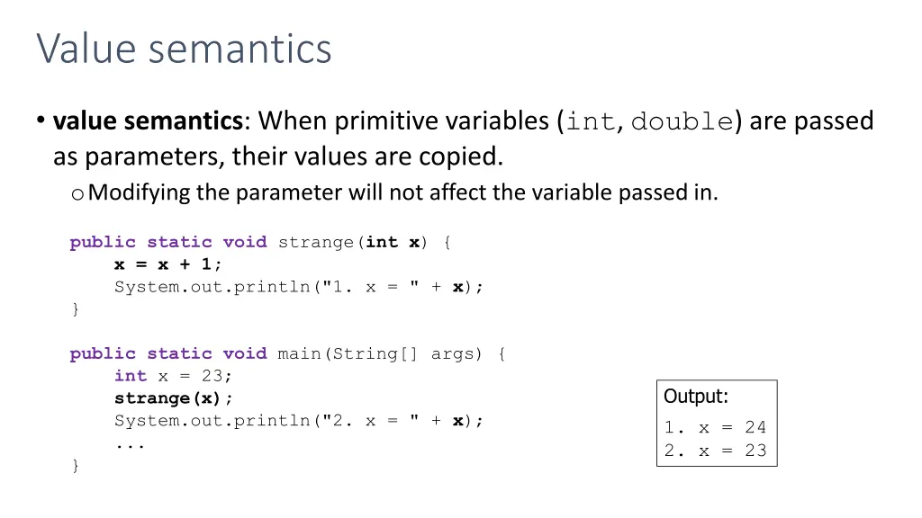 value semantics