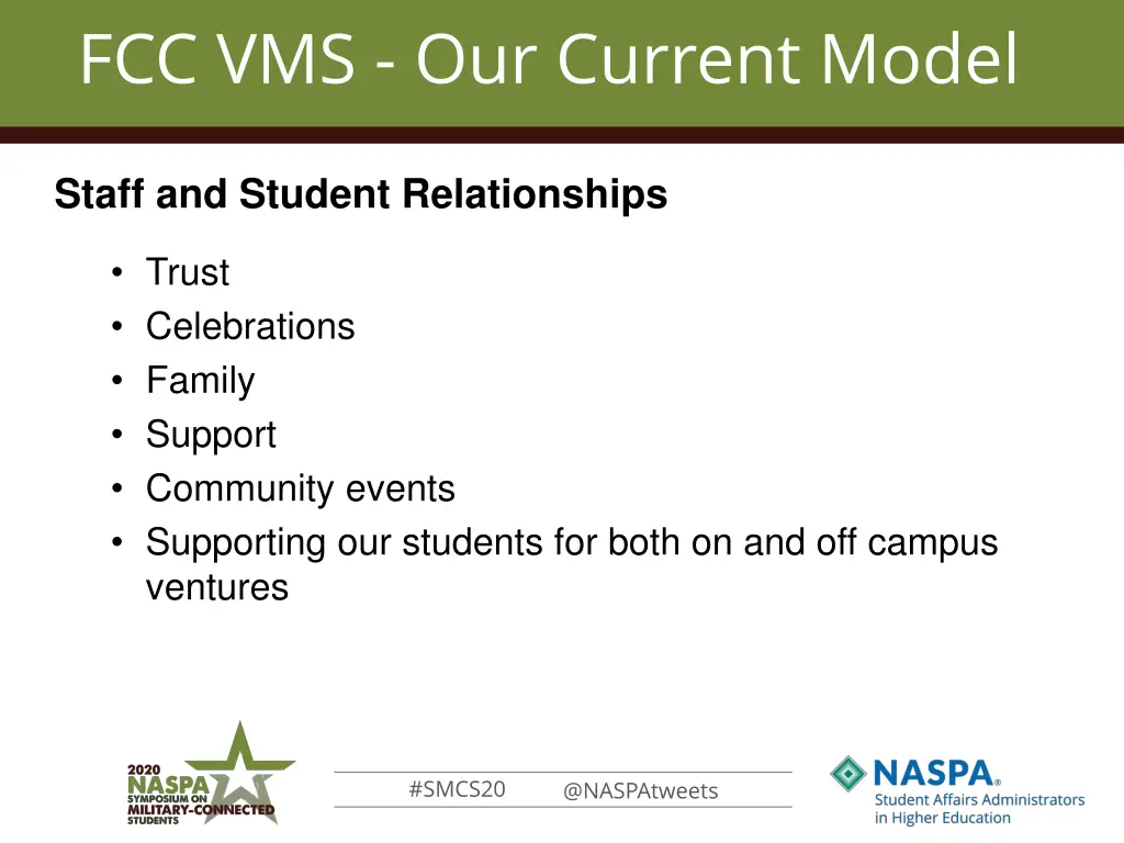 fcc vms our current model