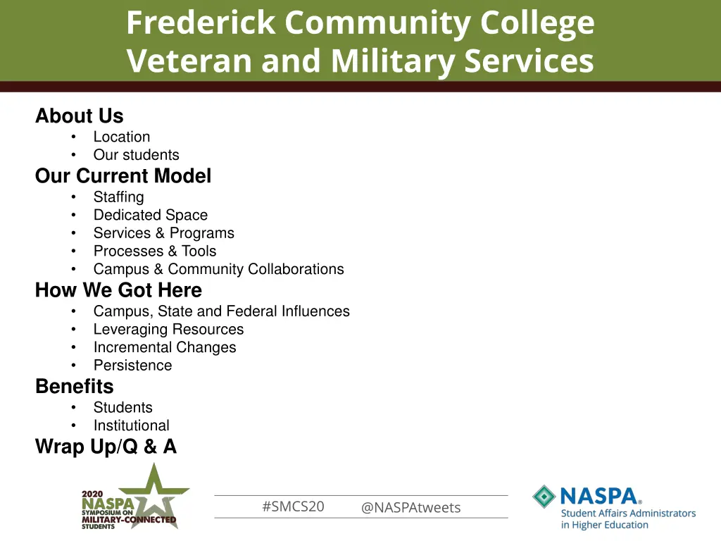 frederick community college veteran and military 1