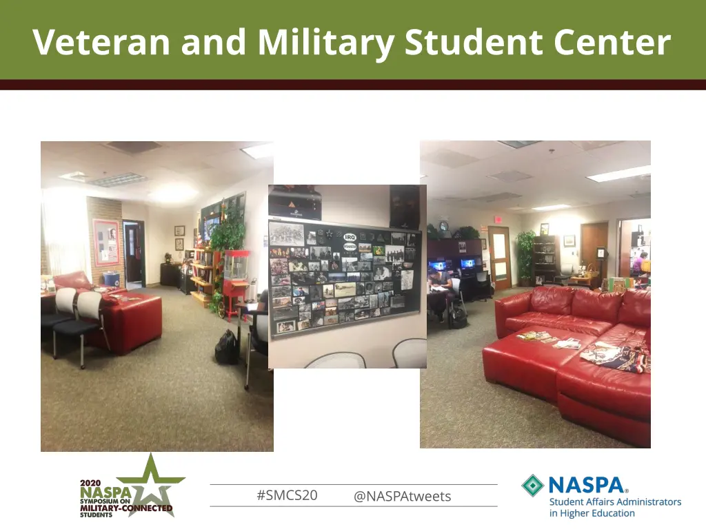 veteran and military student center