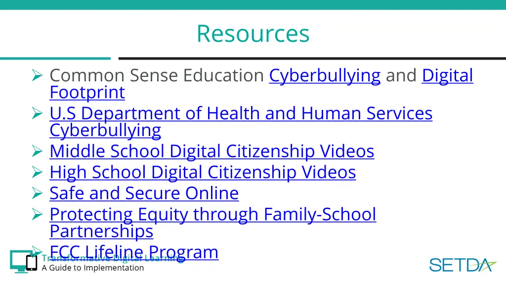 resources