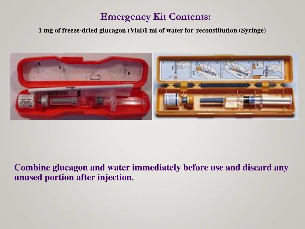 emergency kit contents