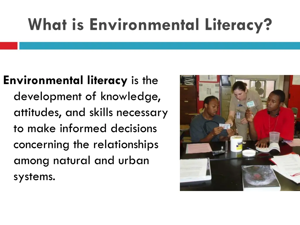 what is environmental literacy