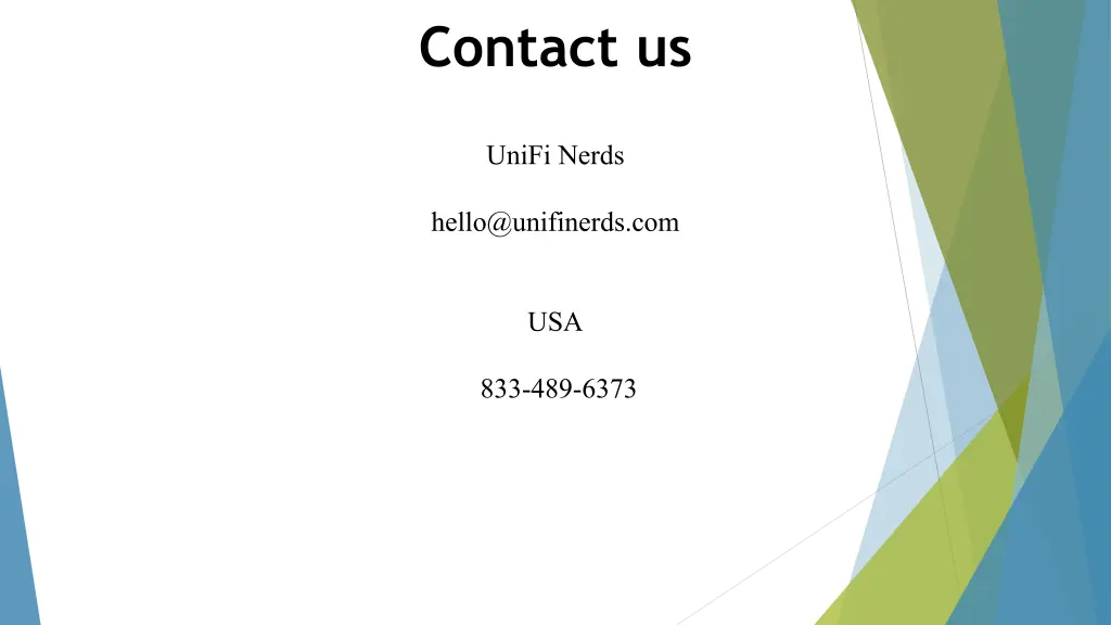 contact us