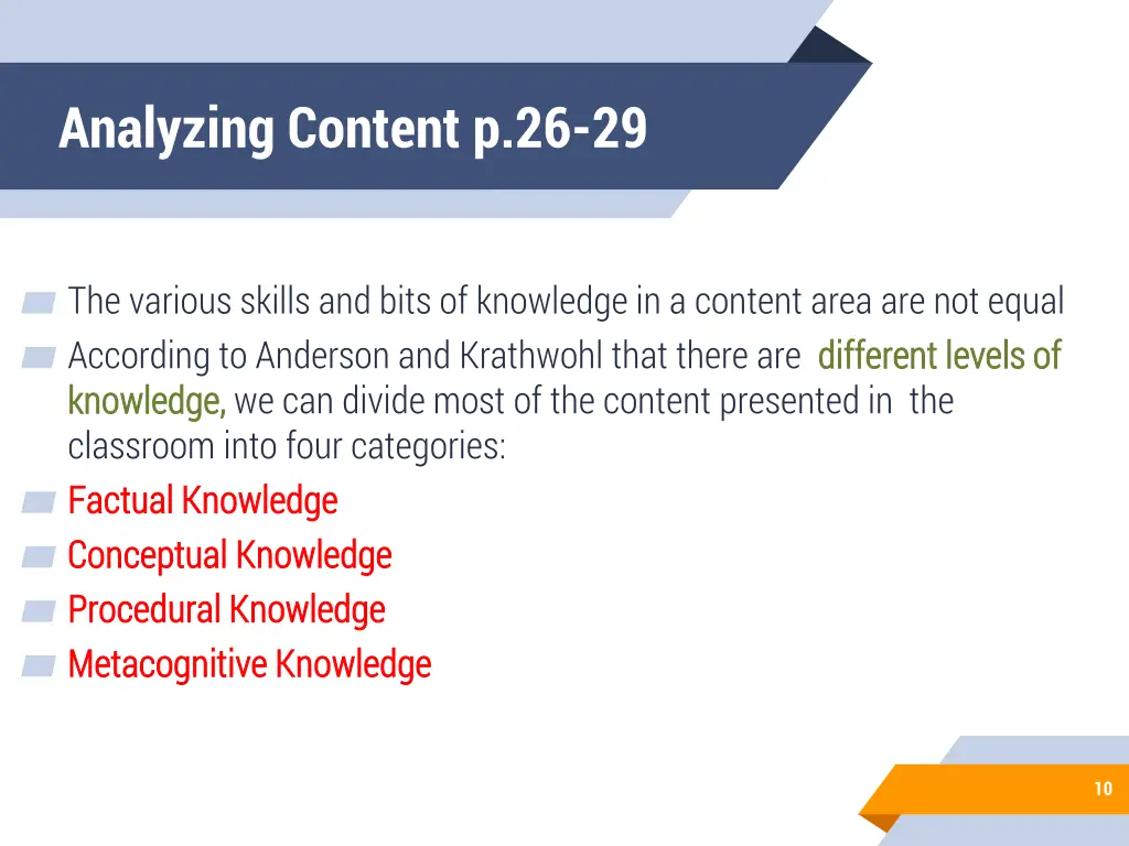 analyzing content p 26 29