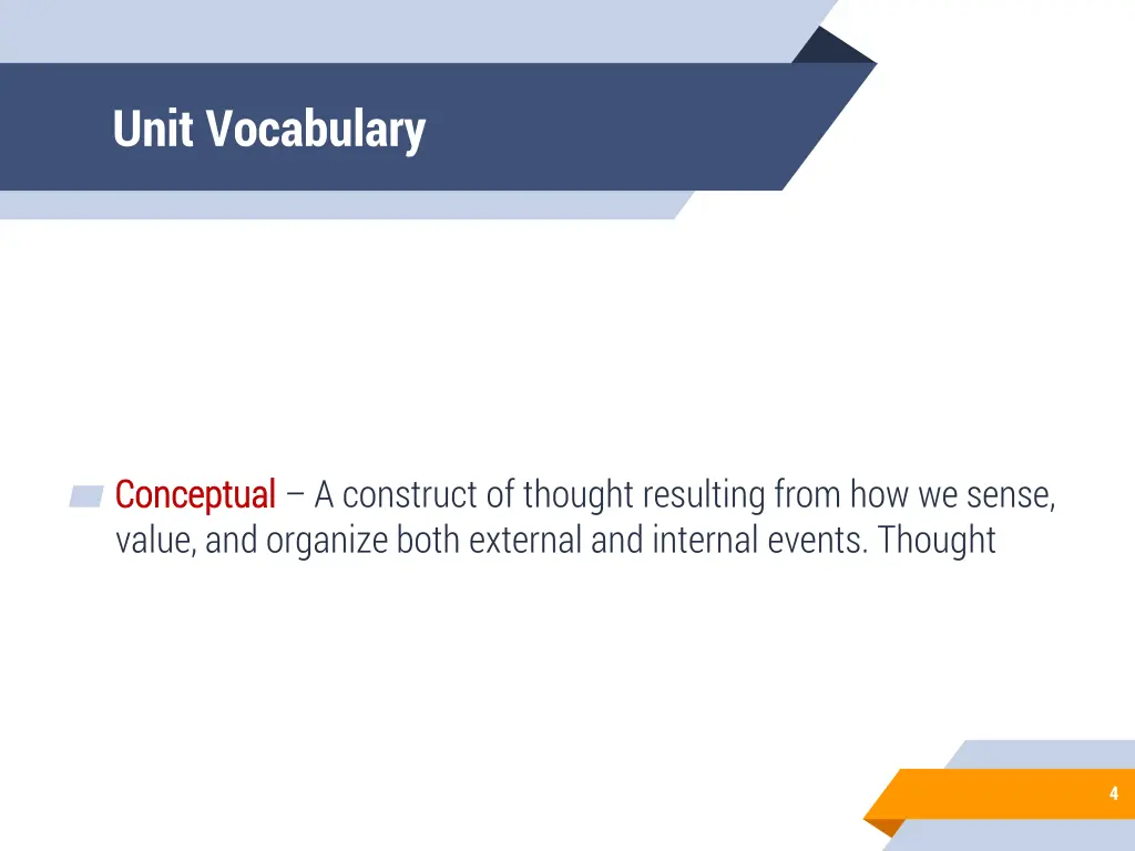 unit vocabulary 1
