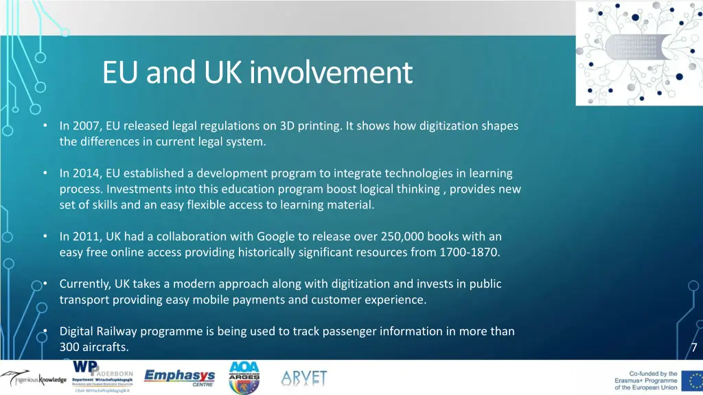 eu and uk involvement