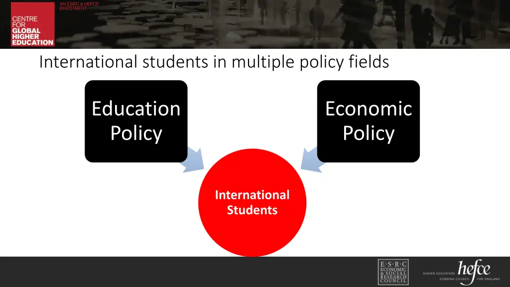 international students in multiple policy fields
