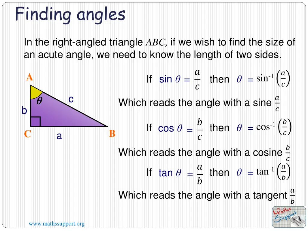 finding angles