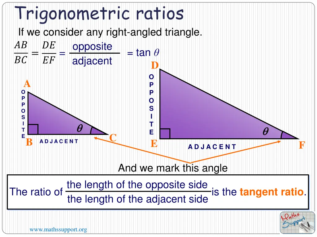 trigonometric ratios if we consider any right 2
