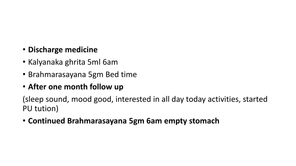 discharge medicine kalyanaka ghrita